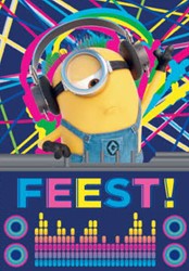 Uitnodigingen Boys Minions 1 Stuk