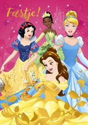 Uitnodigingen GirlsDisney Princess 1 Stuk
