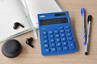 Rekenmachine Desq Compact navy 1 Stuk-1