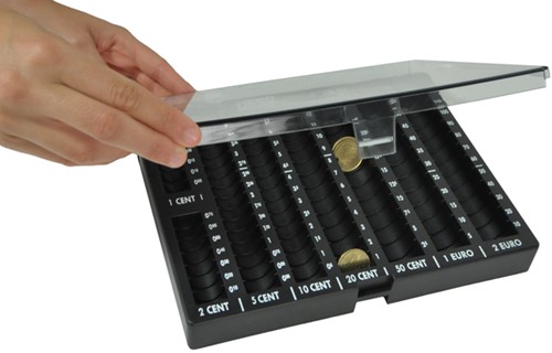 Muntgeldsorteerunit Desq met deksel 1 Stuk-2