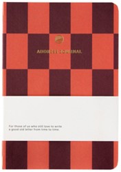 Adresboek A6 checks rood A Journal 1 Stuk