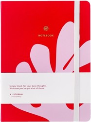 Notitieboek A5 Arty roze/rood A Journal 1 Stuk
