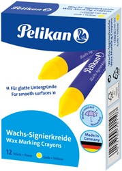 Markeerkrijt Pelikan 772/12 geel 12 Stuk