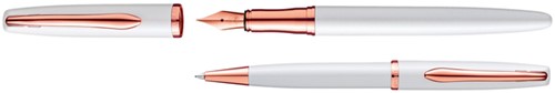 Schrijfset Pelikan Jazz Noble Elegance K36+P36 medium pearl-5
