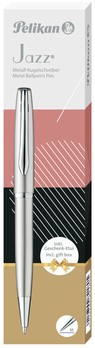 Balpen Pelikan Jazz Noble Elegance K36 M zilver 1 Stuk