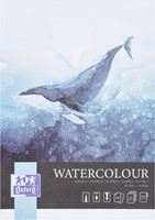 Aquarelblok Oxford Watercol A4 20v 300gr gelijmd 1 Stuk