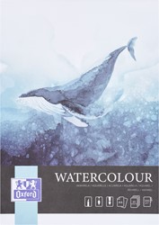 Aquarelblok Oxford Watercol A4 20v 300gr gelijmd 1 Stuk
