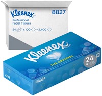 Facial tissues Kleenex 2laags 100 vel wit 8827 100 Vel-2