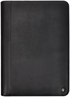 Schrijfmap DESQ A4 met rits ringmechaniek zwart 1 Stuk