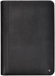 Schrijfmap DESQ A4 met rits ringmechaniek zwart 1 Stuk