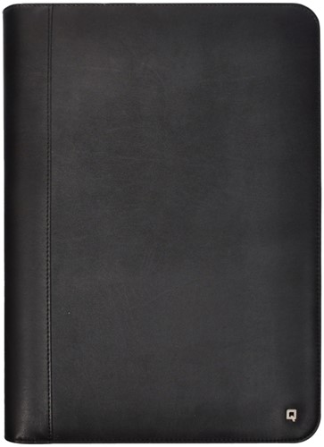 Schrijfmap DESQ A4 met rits ringmechaniek zwart 1 Stuk