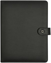 Schrijfmap DESQ voor tablet 7"-10" sluitclip zwart 1 Stuk