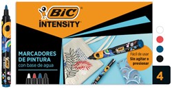 Paintmarker Bic Intensity assorti 4 stuks 4 Doos