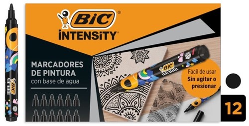 Paintmarker Bic Intensity zwart 1 Stuk-3
