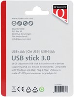 USB-stick Quantore 16GB 3.0 zwart 1 Stuk-2