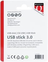 USB stick 3.0 Quantore USB-A 256GB zwart 1 Stuk-2