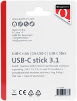 USB stick 3.1 Quantore USB-C 16GB zilver 1 Stuk-2