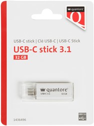 USB stick 3.1 Quantore USB-C 32GB zilver 1 Stuk