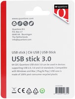 USB-stick Quantore 64GB 3.0 zwart 1 Stuk-2