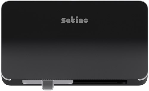 Toiletpapierdisp Satino MT1 Hyginity duo zwart 1 Stuk-2