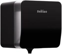 Poetspapierdispenser Satino CF1 Hyginity zwart 1 Stuk