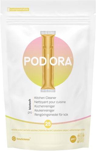 Keukenreiniger InnuScience PodOra pods 25 stuks 25 Stuk