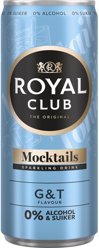 Mocktails Royal Club gin tonic 0 sui alc bl 250ml 250 Milliliter