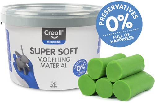 Klei Creall supersoft groen 1750gram 1750 Gram-2