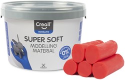 Klei Creall supersoft rood 1750gram 1750 Gram