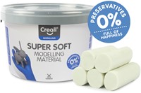 Klei Creall supersoft wit 1750gram 1750 Gram-2