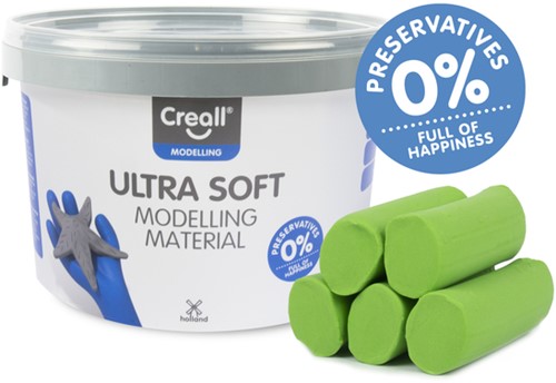 Klei Creall Play-it Ultra Soft helder groen 1100gr 1100 Gram-2
