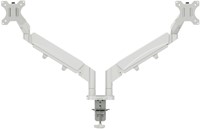 Monitorarm Leitz Ergo ruimtebesparend dubbel grijs 1 Stuk