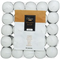 Theelicht Decoris 6 uur 50 stuks