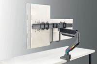 Monitorarm Kensington SF dubbel dwarsblk handgreep 1 Stuk-1