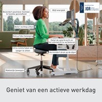 Actieve zitkruk Leitz Ergo met wieltjes en wiebelkussen-4