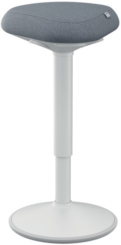 Actieve zit-sta kruk Leitz Ergo met gasveer 57-82 cm grijs