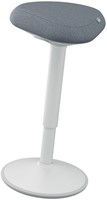 Actieve zit-sta kruk Leitz Ergo met gasveer 57-82 cm grijs-2