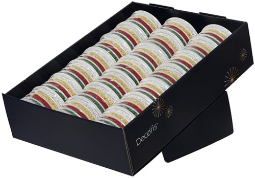 Cadeaulint Decoris rol met 4 kleuren assorti 1 Rol