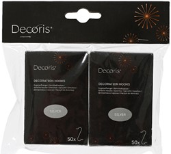 Kerstbalhaakjes ijzer 2x 50 stuks 2 Doos