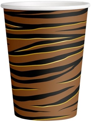 Cups Tiger Safari 8 Stuk