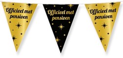 Classy Party flags foil Pensioen 1 Stuk