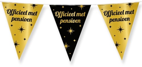 Classy Party flags foil Pensioen 1 Stuk