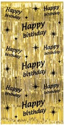 Classy Party Curtain Happy Birthday 1 Stuk