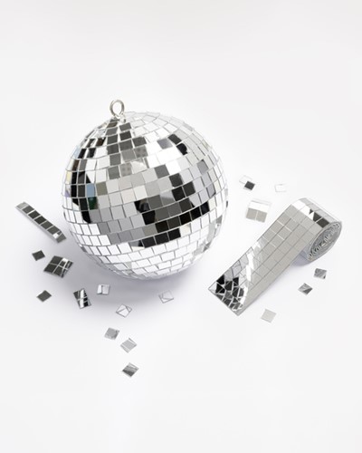 Mozaieksteentjes Folia zilver zelfklevend 10x10mm 1 pak-1