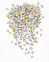 Mozaieksteentjes Folia 10x10mm glas pastel assorti 300 Stuk-2