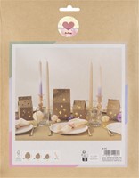 Giftbox Folia Star kraft set 6 stuks 6 Stuk-3