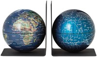 Boekensteun Troika met magn globes 13cm 2st ass 2 Stuk