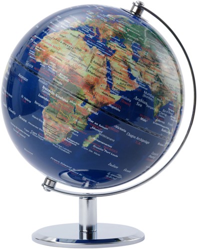 Globe Troika 20cm blauw-groen 1 Stuk