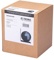 Boekensteun Troika met magn globe 13cm zw-zilver 1 Stuk-1
