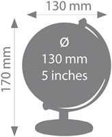 Globe Troika 13cm blauw-groen 1 Stuk-2